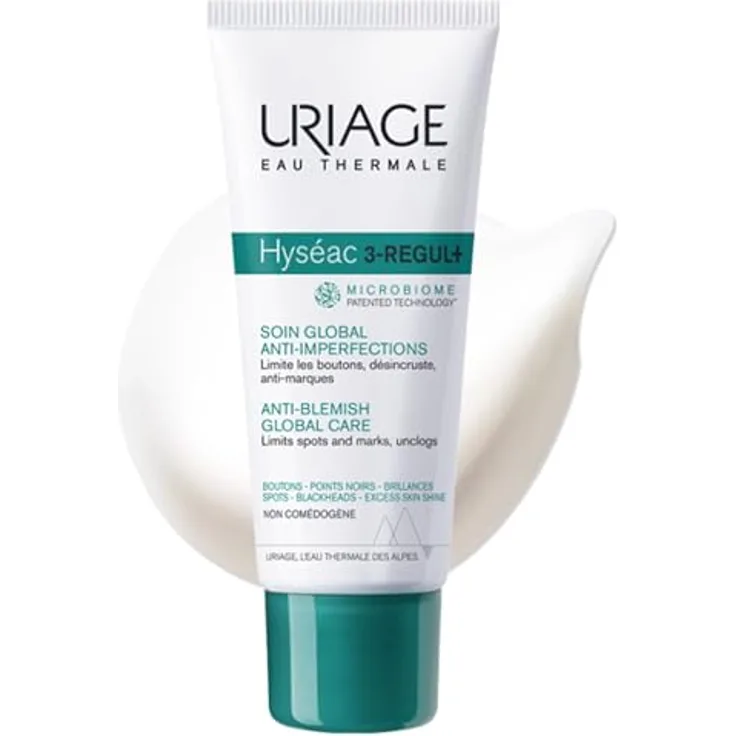 Uriage Hyséac Anti-Unreinheiten Globale Pflege 40ml - Salicylsäure & AHA Creme - Wirksamkeit ab 4 Stunden, paraben & ölfrei, nicht komedogen