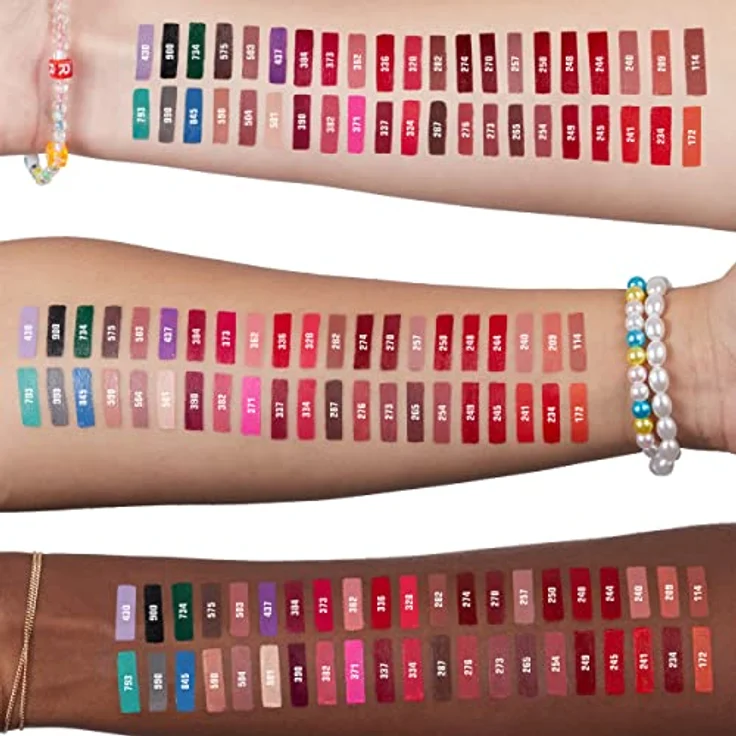 3INA The Lipstick Lippenstift, hochdeckend, 4,5 g, Farbe Nr. 793 - Turquoise, mit Vitamin E und Sheabutter, matt oder glänzend – Bild 5