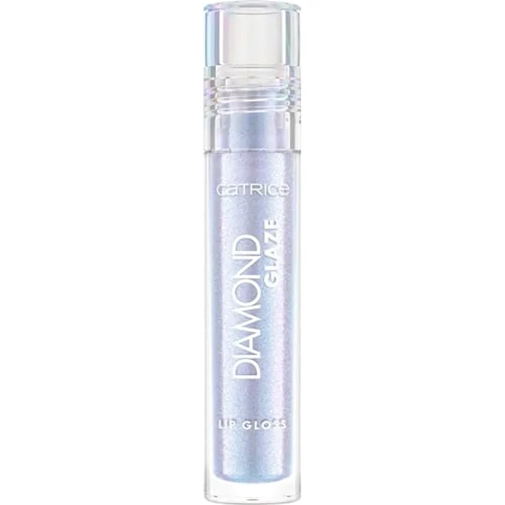Catrice Diamond Glaze Lip Gloss, Nr. 010, Silber, holographisch-glänzend, glitzernd, vegan, 3ml – Bild 2