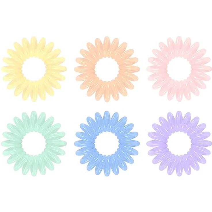 Invisibobble Kids Haargummis für Mädchen, bunt, Original Candyland X6 – Haargummis für Babys, ohne Haare zu verletzen, für Mädchen, Spiralbindung, kein Ziehen – Bild 2