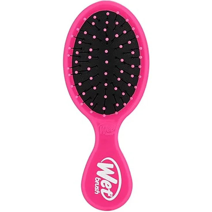 Wet Brush Wetbrush Mini, Original Pink, Haarbürste mit ultraweichen IntelliFlex-Borsten zur schonenden Entwirrung