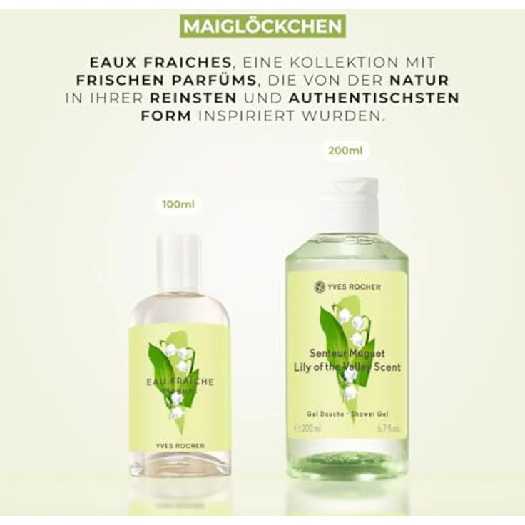 Yves Rocher LA COLLECTION Eau Fraîche Maiglöckchen - Erfrischendes Parfum für Damen - Frühlingsduft - 100 ml – Bild 3
