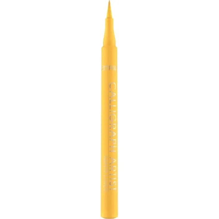 Catrice Calligraph Artist Matte Liner, Eyeliner, Nr. 040, Gelb, sofortiges Ergebnis, farbintensiv, matt, vegan, ohne Mikroplastikpartikel, Nanopartikel frei, ohne Parfüm, 1er Pack (1.1ml)
