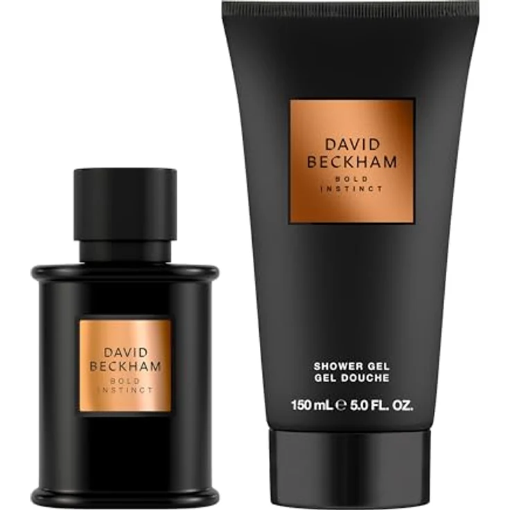 David Beckham Bold Instinct Geschenkset, Eau de Parfum 50 ml & Duschgel Körperspray 150 ml, faszinierend holziger Duft für Männer – Bild 2