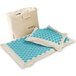 ergoleben Akupressurmatte EL0019 Premium Matten Set, 7.000 Akupressur-Spitzen, Kokosnussfaser-Füllung, mint