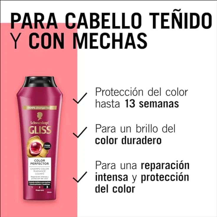 Schwarzkopf Gliss Ultimate Color Shampoo 6 x 250 ml gesamt 1500 ml – Bild 6