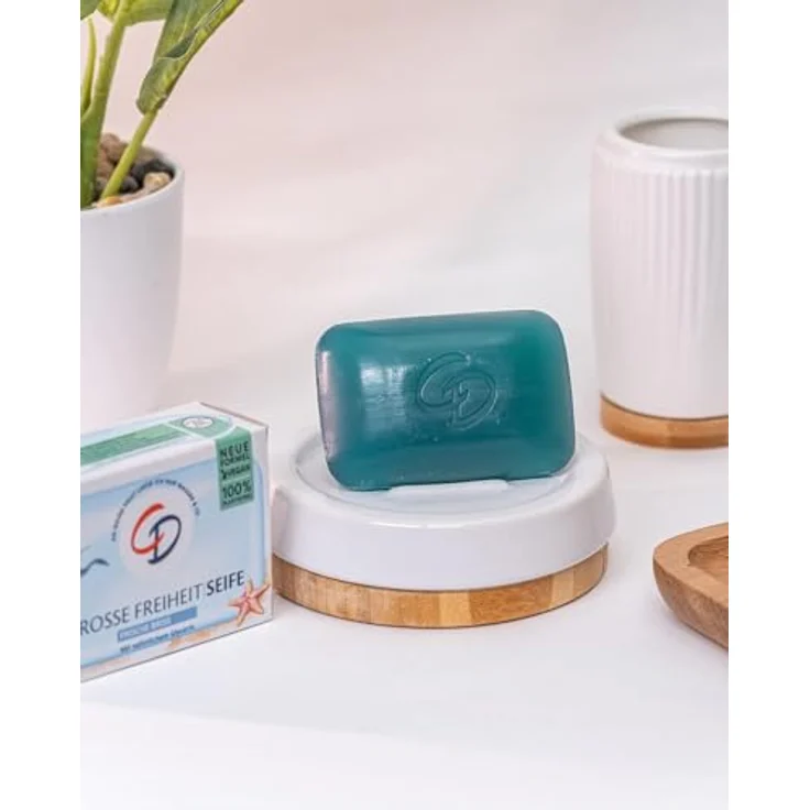 CD MILDE SEIFE GROSSE FREIHEIT "frische Brise", vegane Handseife ohne Mikroplastik, 100g, dermatologisch getestet für empfindliche Haut – Bild 3