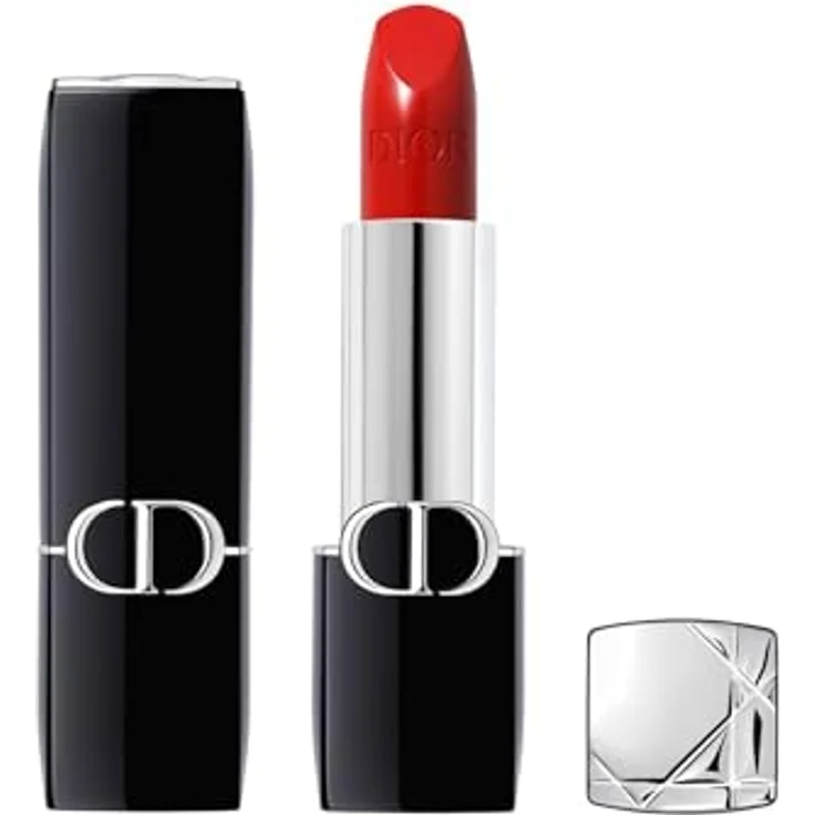 DIOR Rouge Dior Satin Lipstick Nr.080 Red Smile 3,5 g Lippenstift – Bild 2