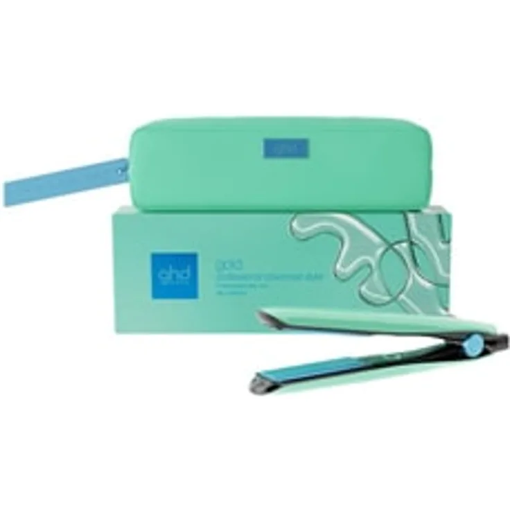 ghd ghd gold® Styler, Glätteisen in Jelly Mint mit Dual-Zone Technologie und Hitzeschutz-Etui