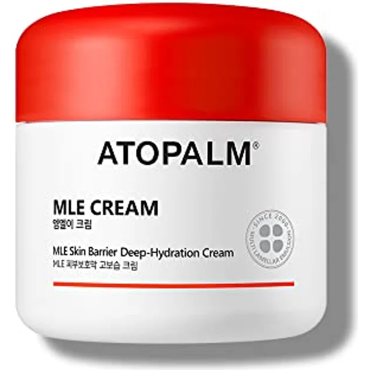 Atopalm MLE Cream, Gesichtscreme mit MLE-Technologie, 100 ml, 24h Feuchtigkeitsspender für trockene Haut
