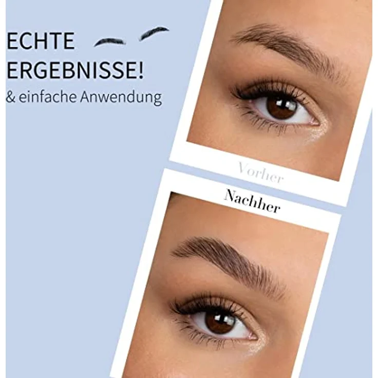 fleeky Brow Pomade Dark Brown, Cremebasierte Augenbrauenfarbe mit präzisem Pinsel, 1,5 g – Bild 3
