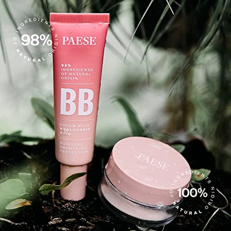 Paese BB Cream, getönte Tagescreme mit Hyaluronsäure, Farbton 02 Beige, 30 ml, vegan, spendet Feuchtigkeit, kaschiert Unreinheiten – Bild 4