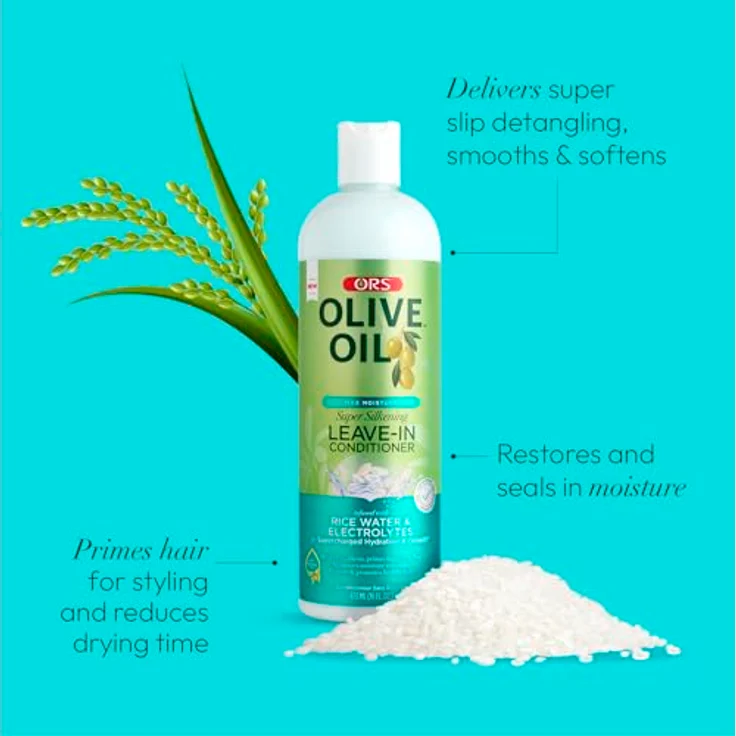 ORS Max Moisture Deep Conditioner 473 ml, mit Olivenöl, Hydrolysierte Seide & Panthenol, stärkt & repariert, spendet Feuchtigkeit und Elastizität – Bild 2