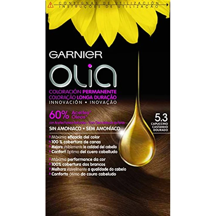 Garnier Unisex Friseur Set Olia Garnier 4 Stück 5,3 capuccino – Bild 2