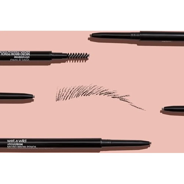 Wet n Wild Ultimate Brow, beidseitiger Augenbrauenstift mit Bürste, Farbton Taupe, 0.2 g – Bild 6