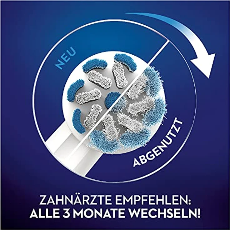 Oral-B Sensitive Clean 8er Aufsteckbürste, weiß – Bild 5
