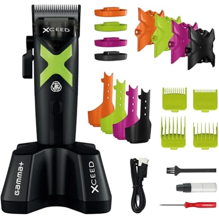 GAMMA+ Xceed Clipper, Haarschneider in Schwarz mit WEEE-Reg.-Nr. DE 97242559 – Bild 1