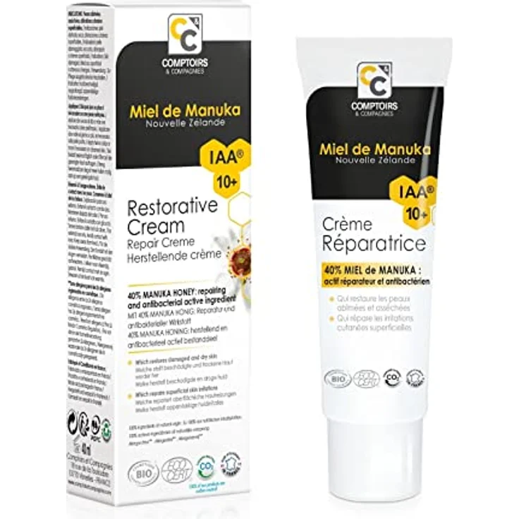Allcura Manuka Repair Creme, 40 ml, regenerierende Gesichtscreme mit Manuka-Honig – Bild 1