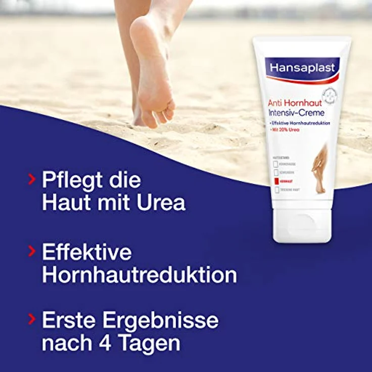 Hansaplast Anti Hornhaut Intensiv-Creme Fußcreme 75 ml – Bild 2