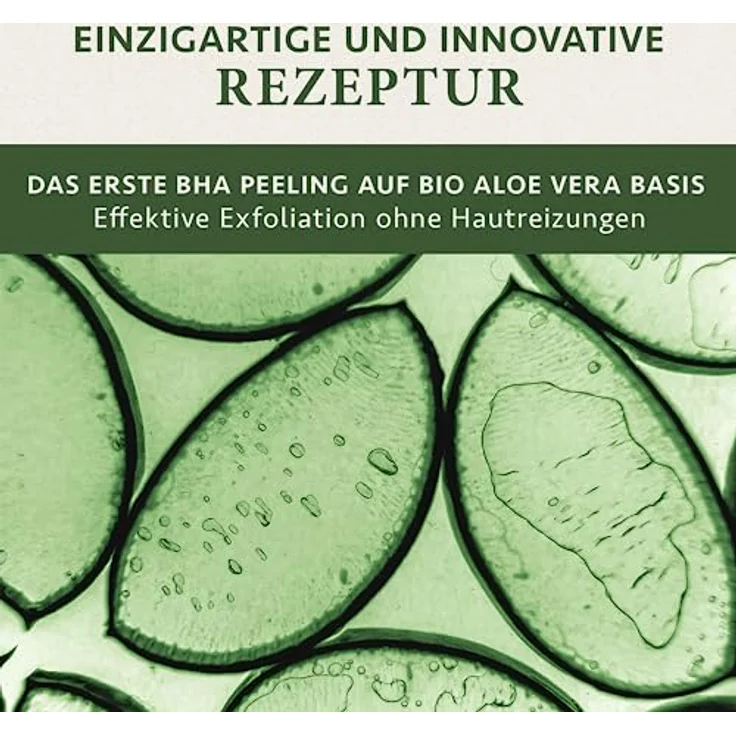 Satin Naturel Salicylsäure (BHA) Liquid Peeling 100ml – mit Bio Aloe Vera, vegan, sanfte Gesichtsreinigung & Exfoliant für strahlende Haut – Bild 5
