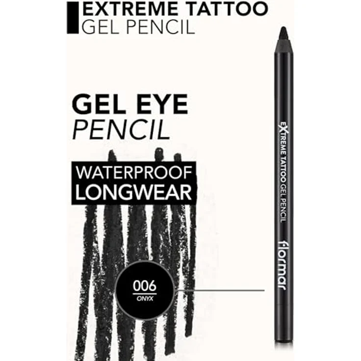 Flormar Extreme Tattoo Gel Pencil, wasserfester Eyeliner für Damen, 1,2 g, Glitzy Brown – Bild 3