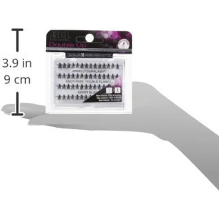 Ardell Double Up Set 56 Short Black Wimpern, Schwarz, Dekorative Kosmetik Make-up Accessoires – Bild 5
