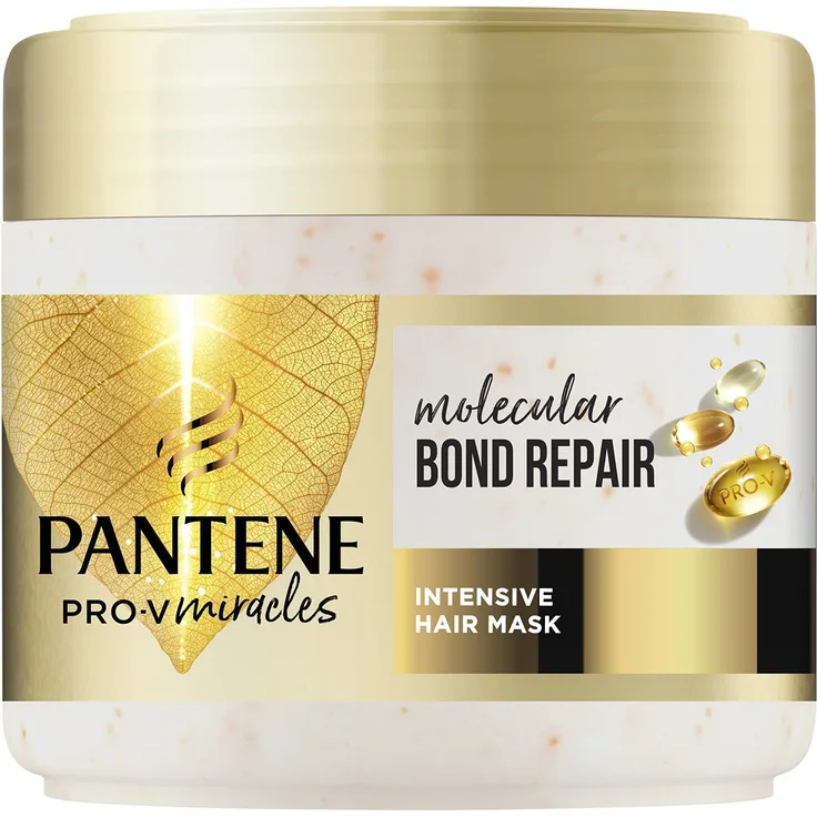 Pantene Pro-V Miracles Molecular Bond Repair, Intensive Haarmaske zur Reparatur geschädigter Haare, 300 ml