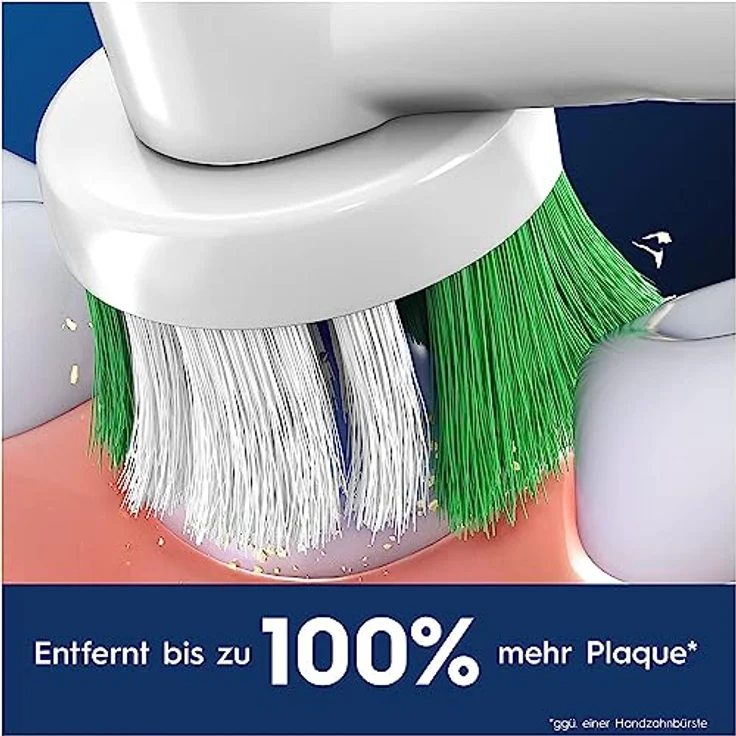 Oral-B Pro Precision Clean Aufsteckbürsten für elektrische Zahnbürste, 10 Stück, Zahnreinigung, X-Borsten, Original Oral-B Zahnbürstenaufsatz, briefkastenfähige Verpackung, Designed in Germany – Bild 4