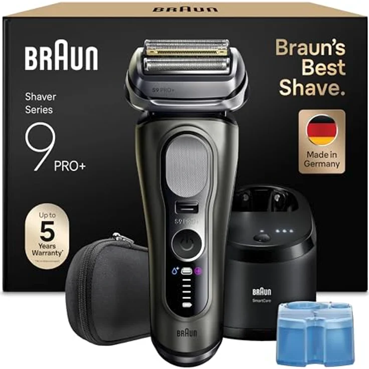 Braun Series 9 PRO+ 9665cce, Elektrorasierer mit 5+1 Ultradünnen ...