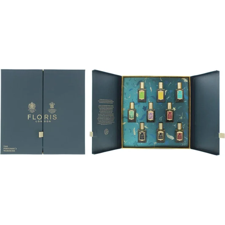 Floris Of London The Perfumer's Private Collection, Eau de Parfum Set für Damen, 9 x 15 ml mit verschiedenen Duftkompositionen