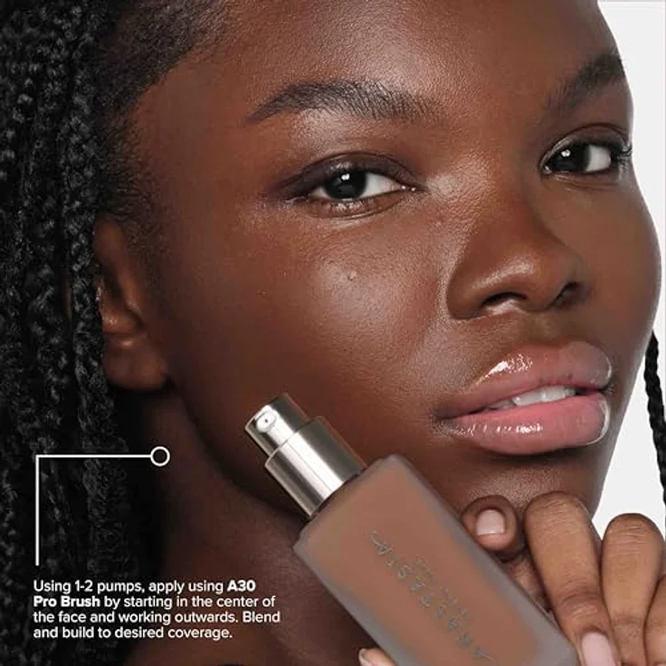 Anastasia Beverly Hills Impeccable Blurring Second-Skin Matte Foundation, Flüssiges Make-Up mit mittlerer bis voller Deckkraft, Farbton 7N, 35 ml – Bild 5
