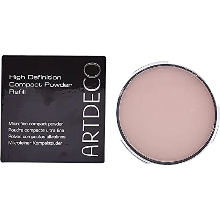 Artdeco Make-Up, High Definition Compact Powder Refill Nummer 2 Light ivory 10 g, mit einer festen Textur  – Bild 2