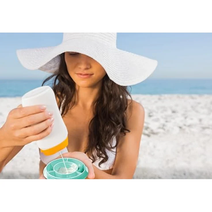 Hydas Rückencremer 2008.5, Massagegerät für müheloses Eincremen, weiß/mint, spülmaschinenfest und ideal für Reisen – Bild 3