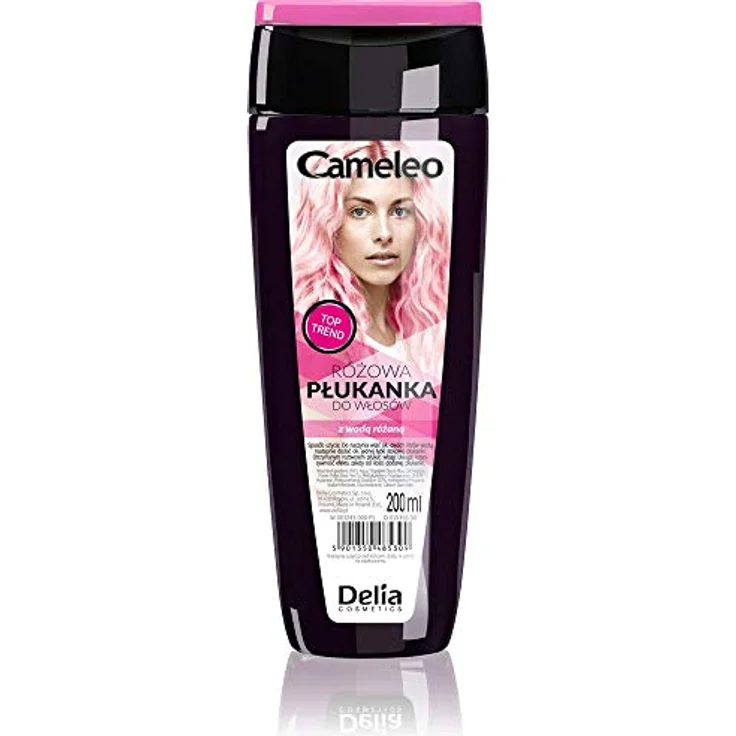 Cameleo - Rosa Haar-Toner mit Rosenwasser, KEIN Gelbstich, semi-permanente Haarfarbe - für blondes & graues Haar - Farbe & Pflege - parabenfrei | 200 ml – Bild 1