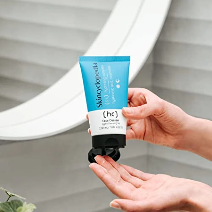 Skincyclopedia Hyaluron Gel Cleanser mit Ceramiden und Niacinamide, 150ml, sanfte Gesichtsreinigung für trockene Haut mit Hyaluronsäure – Bild 5