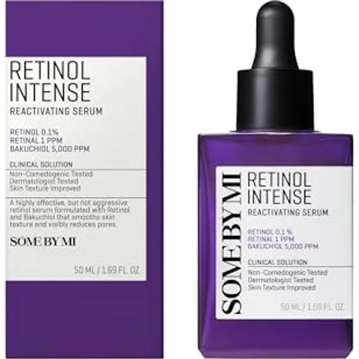 Some By Mi Retinol Intense Reactivating Serum, Anti-Aging Gesichtsserum für empfindliche Haut, 50 ml, hypoallergen und vegan – Bild 9