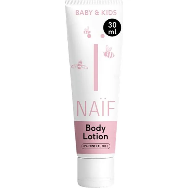 Naïf Baby & Kids Softening Body Lotion, 30ml, vegan, dermatologisch , frei von Parabenen und Mikroplastik