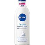 NIVEA Body Express Feuchtigkeit Bodylotion, 400ml, mit Hyaluron und Meeresmineralien, schnell einziehend, nicht-fettend