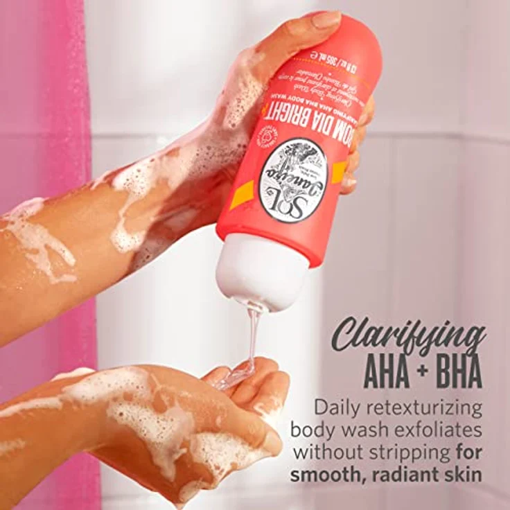 SOL DE JANEIRO Brazilian 4-Play Moisturizing Body Wash mit Frucht-AHAs und Salicylsäure, 240ml – Bild 5