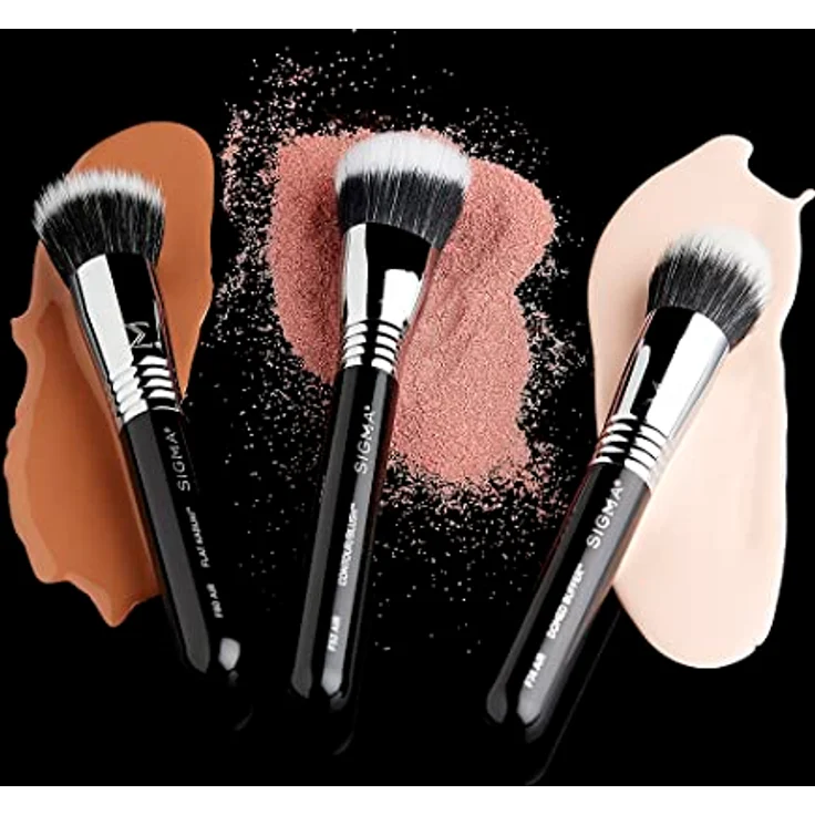 Sigma Beauty Complexion Air Brushes F53, Air Contour/Blush Brush mit Duo-Faser, weich abgewinkeltem Bürstenkopf – Bild 7