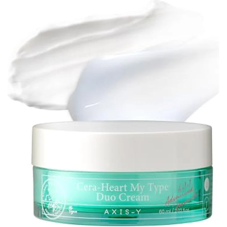 AXIS-Y 6+1+1 Advanced Formula Cera-Heart My Type Duo Cream, hydratisierende und nährende Gesichtscreme mit Hyaluronsäure, 60 ml – Bild 2
