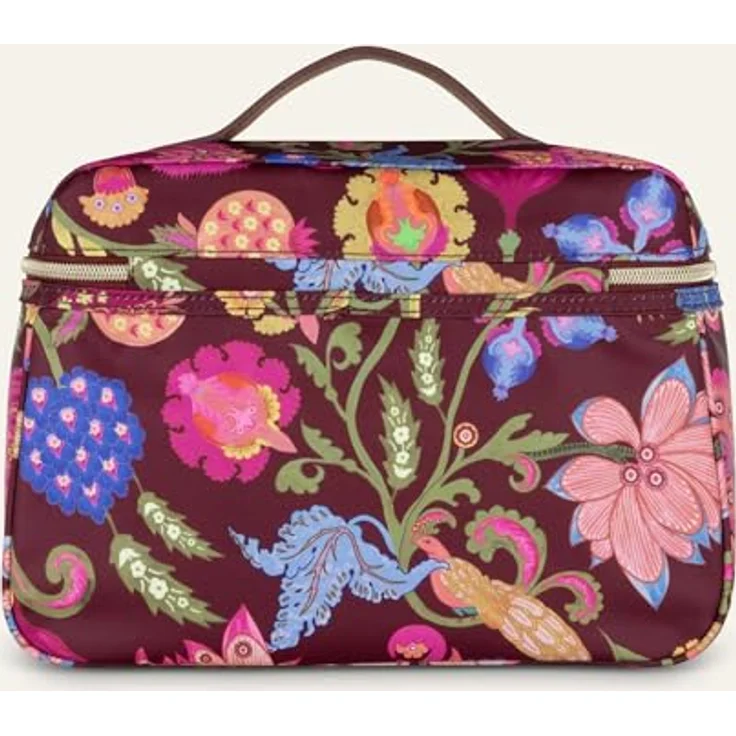 Oilily Cocos Beauty Case, Kosmetiktasche in Tawny Port mit Spiegel, geräumigem Hauptfach und robustem Design – Bild 2