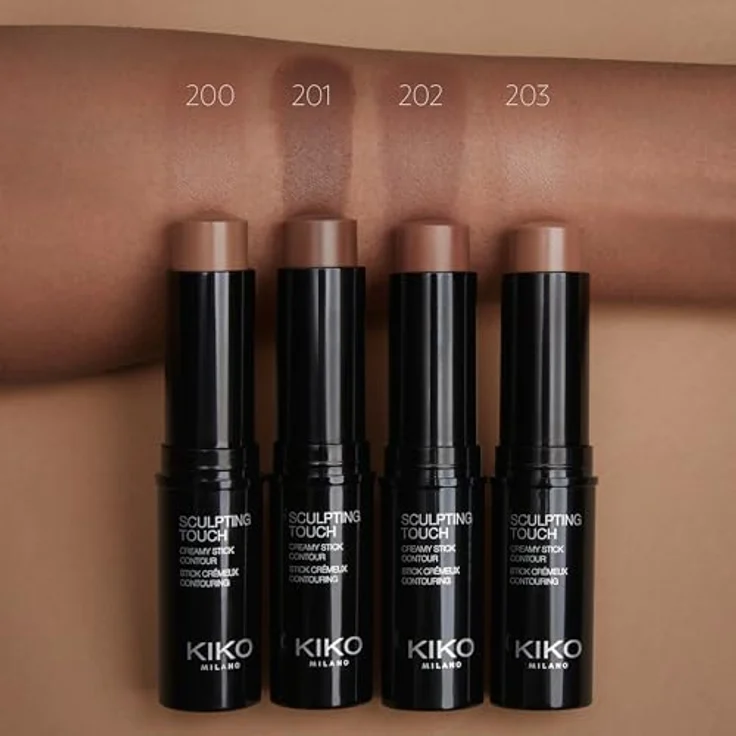 KIKO Milano Sculpting Touch Konturenstick mit Matt-Effekt, Farbton 203 Coffee, 10 g, Bronzer für Damen – Bild 3
