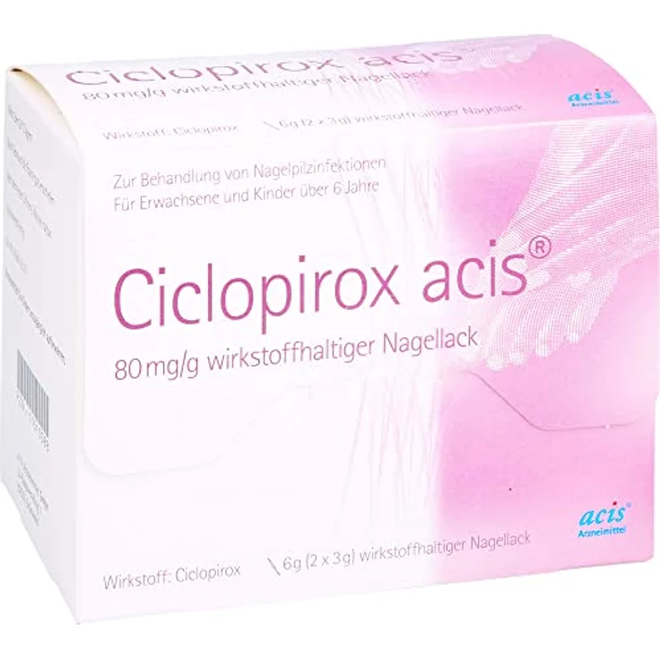 Ciclopirox Acis 80 mg/g wirkstoffh. Nagellack – Bild 3