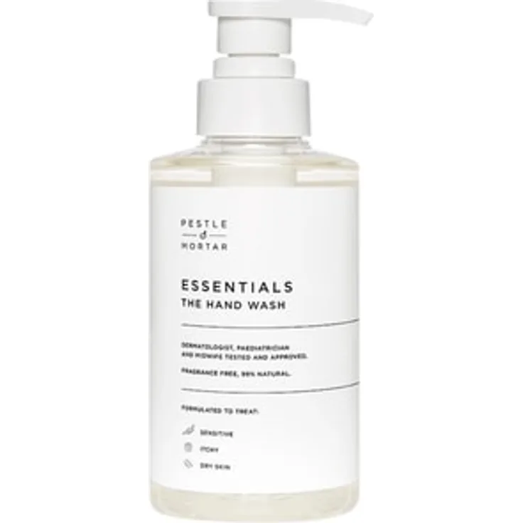 Pestle & Mortar Essentials The Hand Wash, Flüssigseife mit Haferkernextrakt und Vitamin E für alle Hauttypen, 300 ml