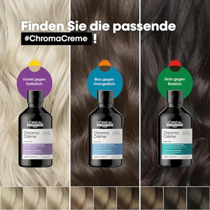 L'Oreal Professionnel Serie Expert Chroma Créme Shampoo Blue Dyes Haarshampoo 300 ml – Bild 9