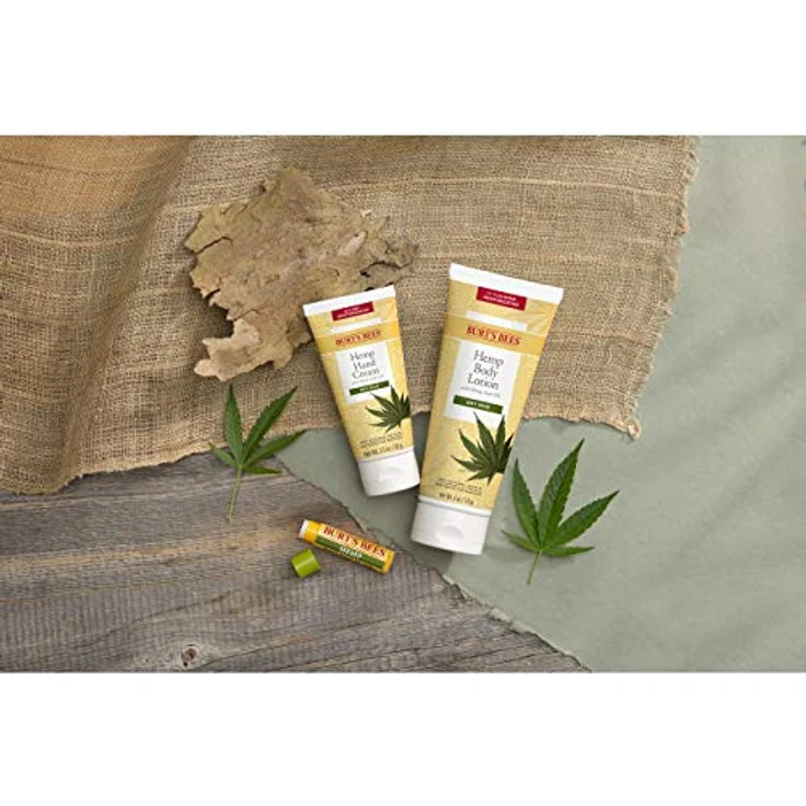 Burt's Bees Hemp Bodylotion mit Hanfsamenöl für trockene Haut, 1 Tube mit 170 g – Bild 5
