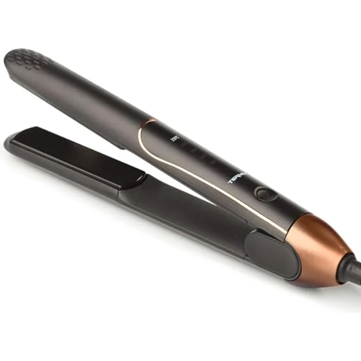 Termix Wild - Professionelles Haareisen Wild. Ionentechnologie mit Keramik- und Turmalinplatten. Perfektes Glätten und Natürliche Wellen und Locken. Temperaturregler Heiß In 45 Sek. Schwarz für seidig glattes Haar – Bild 3