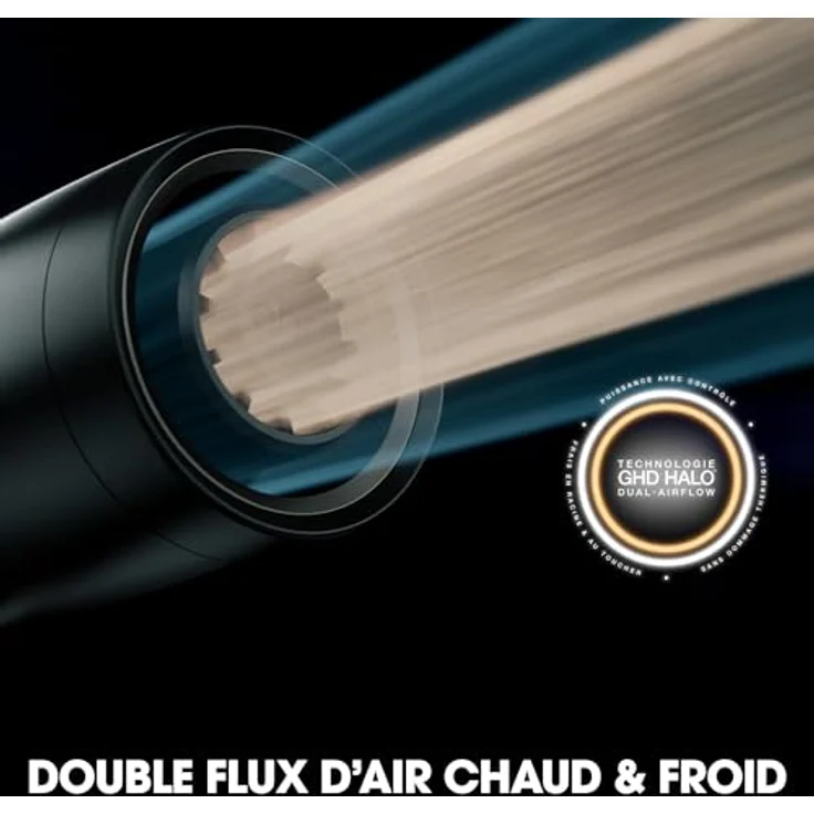 ghd Haartrockner speed, Titangrau, mit ghd Halo™-Technologie, 4 Temperatur- und Geschwindigkeitsstufen, Cool-to-Touch, leises Akustiksystem – Bild 4