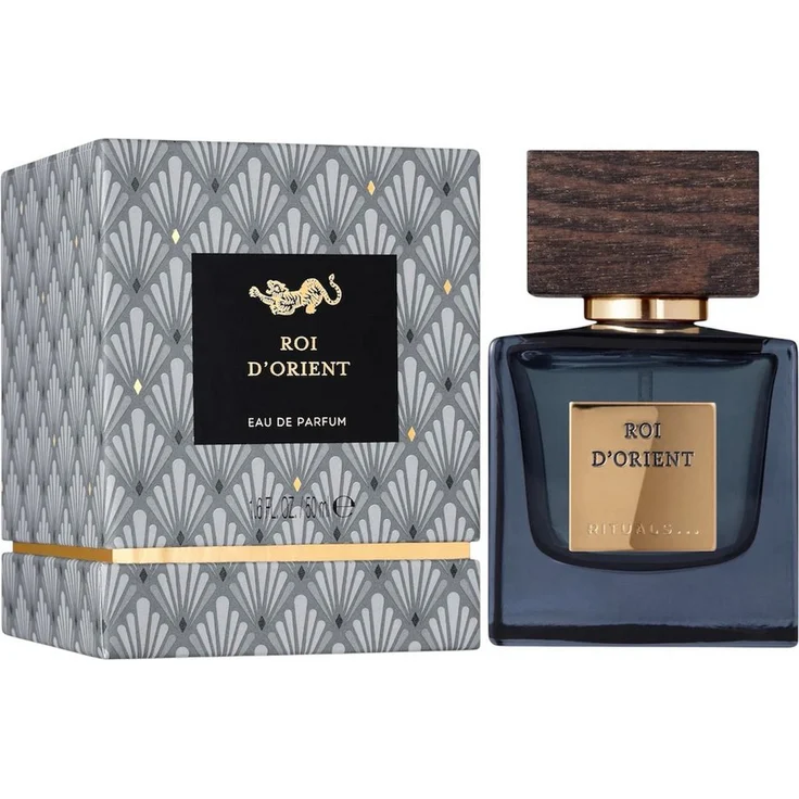 Rituals Roi d’Orient Eau de Parfum 50ml, Luxus Herrenduft mit rauchigem Bernstein, opulentem Moschus und feinem weißen Pfeffer